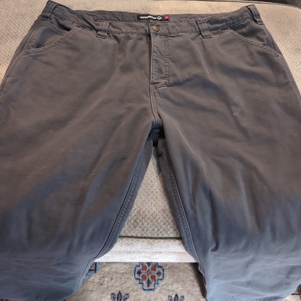 Wolverine Men's Work Pants‎ Fleece Lined Gray Size 44x30
